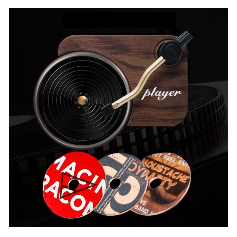 Wholesale Unique Record Player Car Aroma Diffuser Car Vent Clips Air Freshener