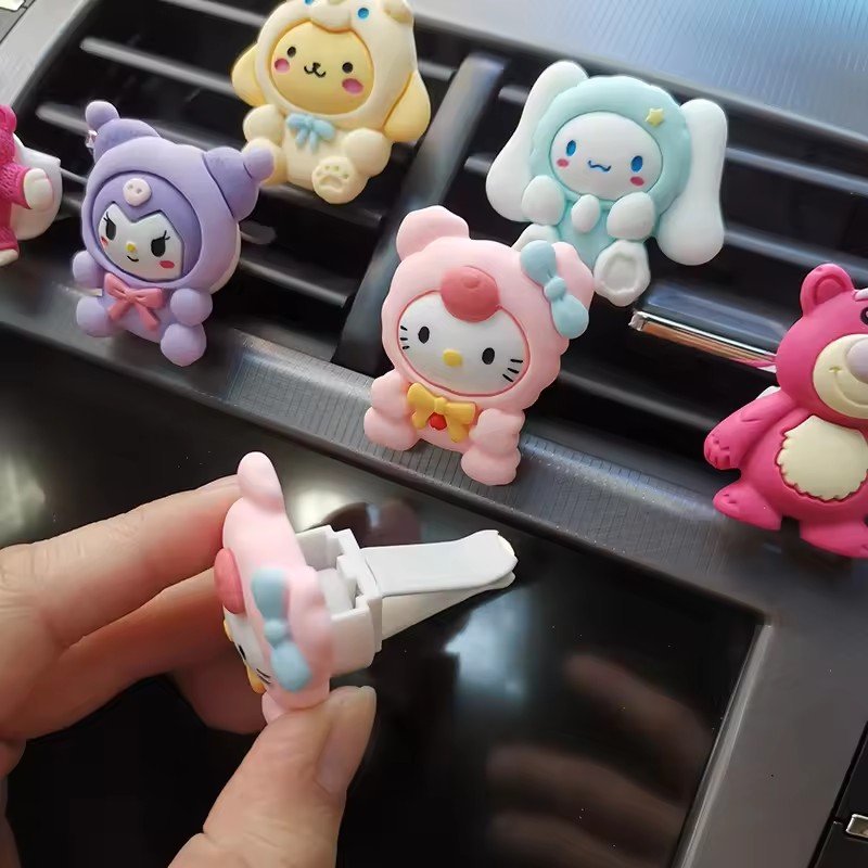 RTS 2025 Car aromatherapy cartoon air outlet air freshener car perfume air outlet car interior accessories