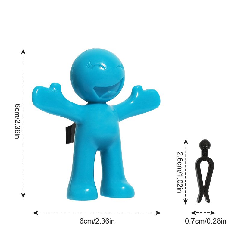 Masthome Factory Price Little Person Design Aroma Car Smell Air Freshener Scent Diffuser TPR Air Freshener Car Refresher