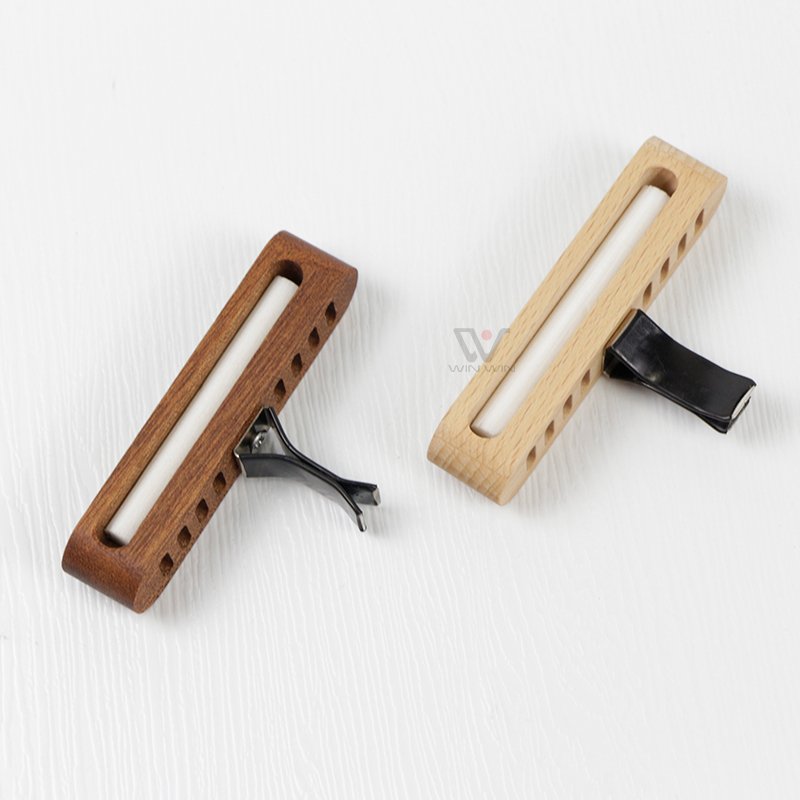 The Long Brown Car Aromatherapy Clip Easy To Use Car Perfume Diffusers Empty