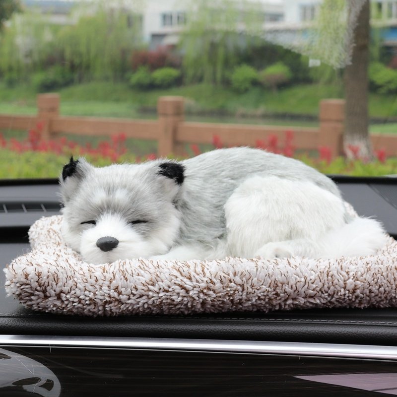 200g Bestseller Bamboo Charcoal bag car air freshener with Simulation Animal Plush toys dashboard Decoration for Cars