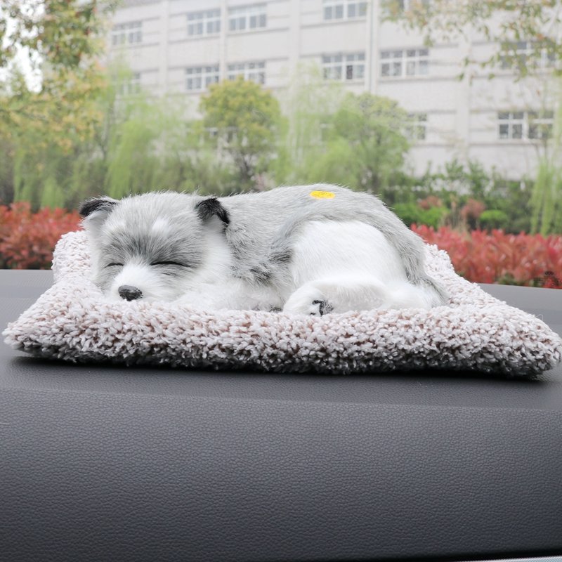200g Bestseller Bamboo Charcoal bag car air freshener with Simulation Animal Plush toys dashboard Decoration for Cars