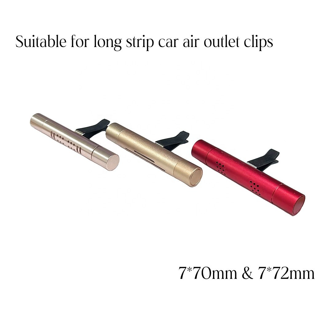PE Aromatherapy Stick Perfume Diffuser Refill Metal Car Vent Air Freshener Sticks Car Air Freshener Reed Diffuser