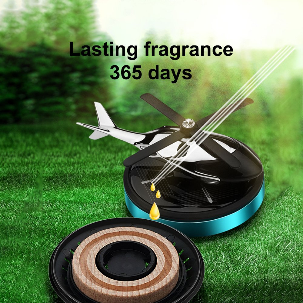 Luxury Design Car Perfume Diffuser Solar Rotating Air Freshener For Car Cologne Scents