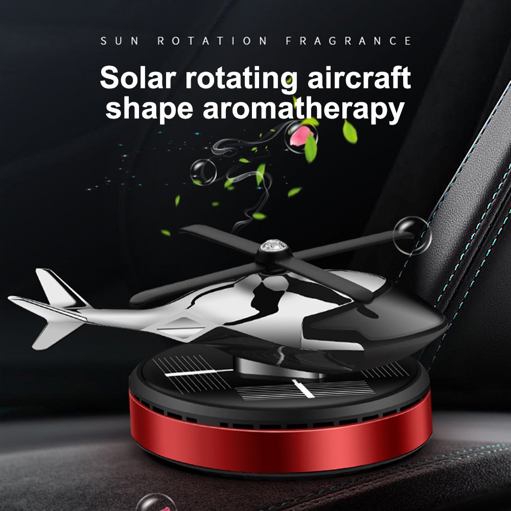 Luxury Design Car Perfume Diffuser Solar Rotating Air Freshener For Car Cologne Scents