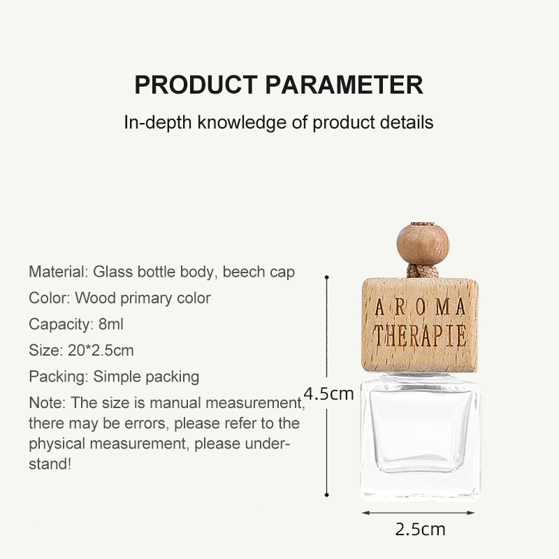 Modern Style Car Perfume Clip Vent Mount Portable Rose Lavender Ocean Scented Air Freshener Plastic Glass Material Colored Box
