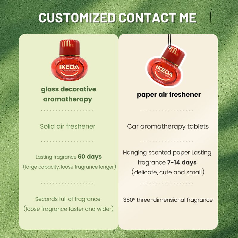 Perfume Custom Logo Car Hanging Air Freshener Card Car Air Fresheners For Cars Scented