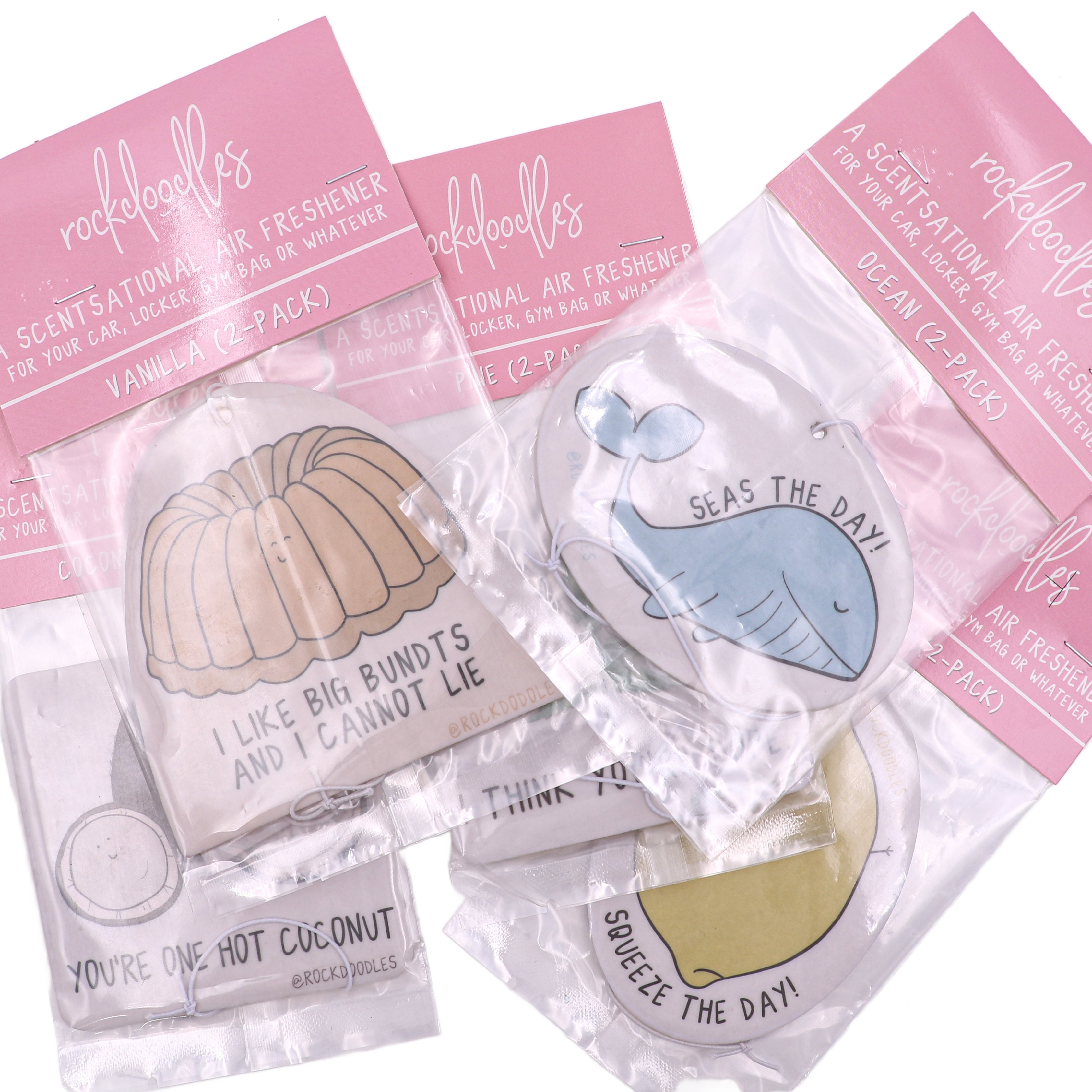 two pack custom Various lasting scents custom car air freshener / auto paper air freshener