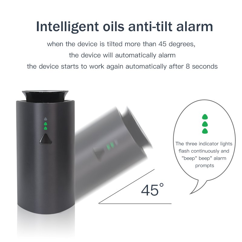 Hot Sales Mini Aromatherapy Air Freshener Essential Oil Aroma Car Diffuser Waterless Scent Diffuser