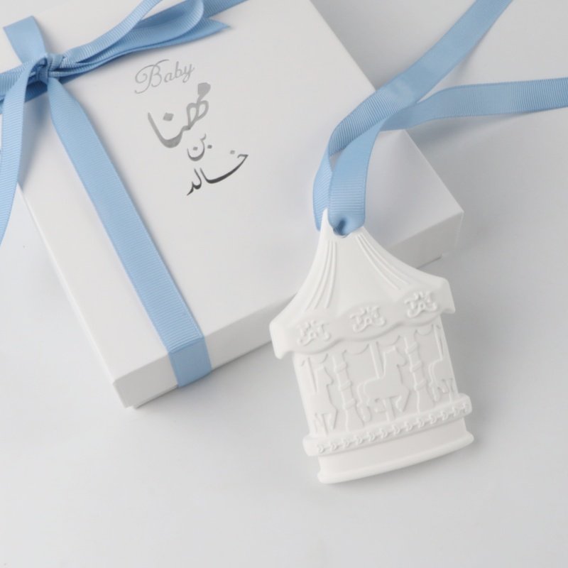 Hanging Wardrobe Air Freshener Car Pendant Scented Ceramic Aroma Plaster Porcelain Flower Essential Fragrance Oil Diffuser