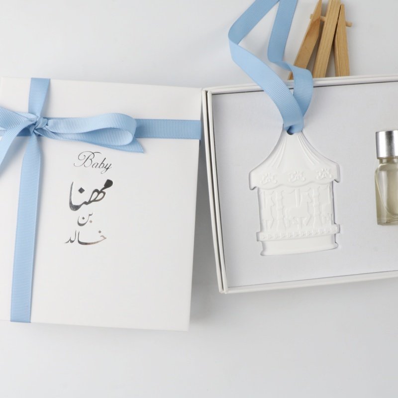 Hanging Wardrobe Air Freshener Car Pendant Scented Ceramic Aroma Plaster Porcelain Flower Essential Fragrance Oil Diffuser
