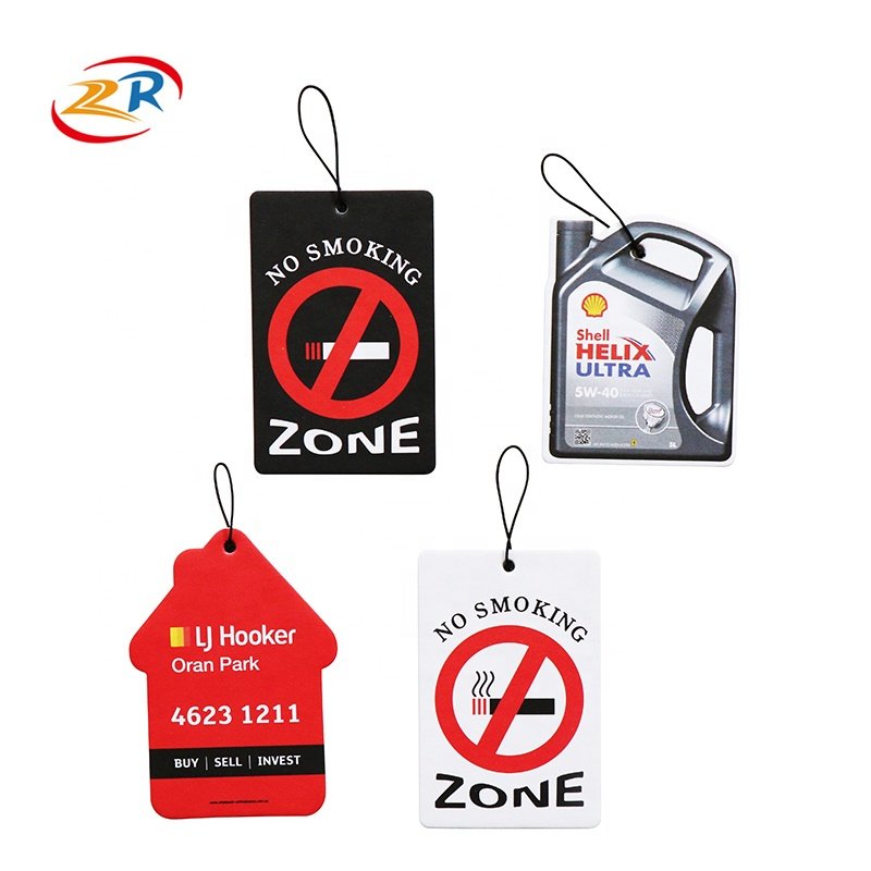 Factory Price Manufacturer Perfume Custom Logo Car Hanging Air Freshener Card