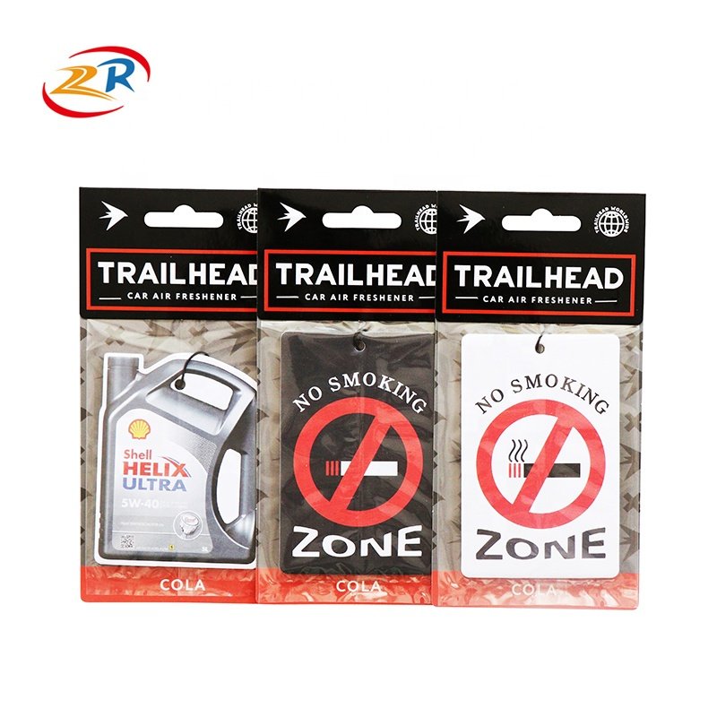 Factory Price Manufacturer Perfume Custom Logo Car Hanging Air Freshener Card