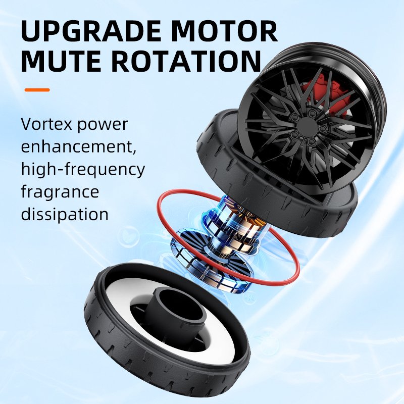 automatic rotation air freshener racing car wheels new car smell trending products 2024 new arrivals women