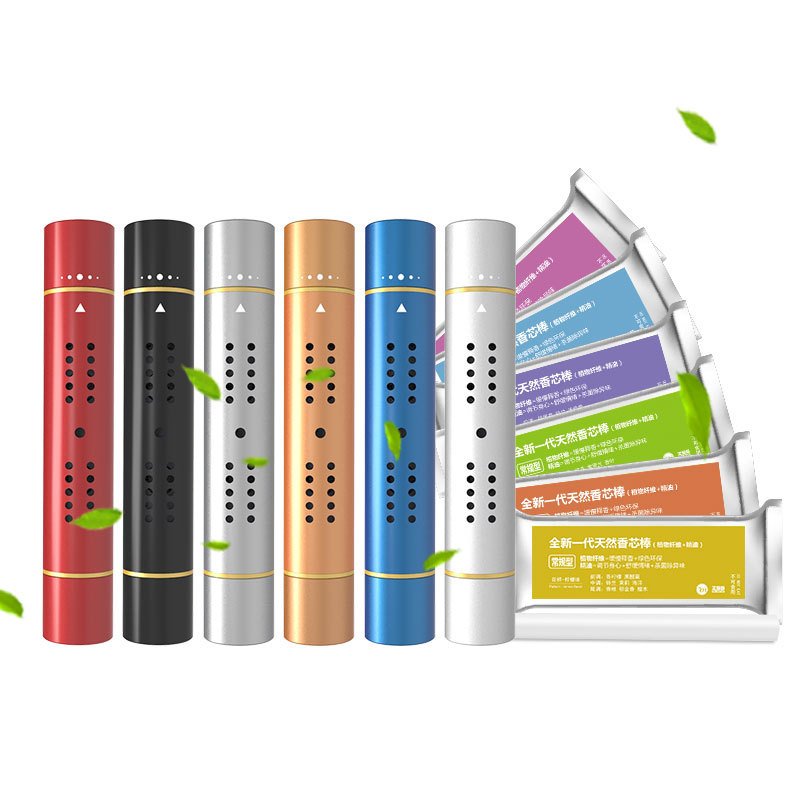 OEM LOGO Metal car perfume Car Aromatherapy stick Air conditioning outlet Aromatherapy clip Solid decorative car accessories
