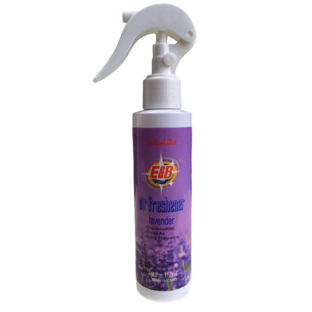 Eco-friendly OEM Private Label Lavender Deodorizer Air Freshener Spray Bottle Car Home Bedroom Office Removes Pet Smell