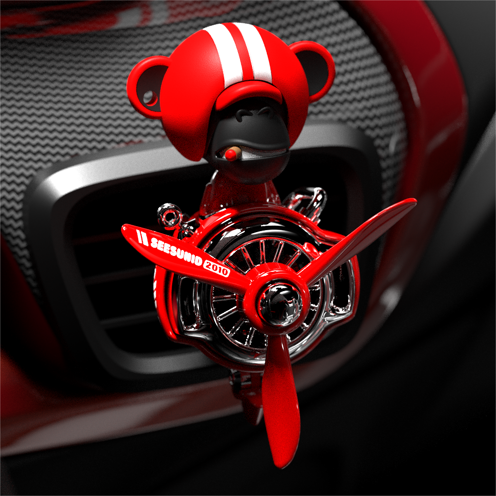 Fragrance Essential Perfume Diffuser Perfume Car Air Vent Freshener Solid Toy