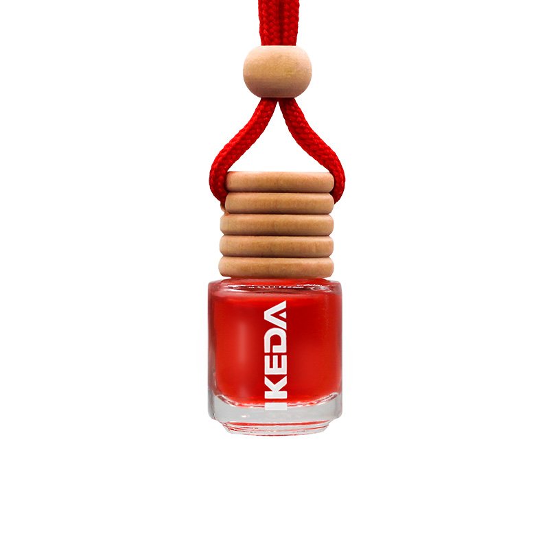 Custom logo Promotional 4ML glass bottle hanging pendant liquid car perfume