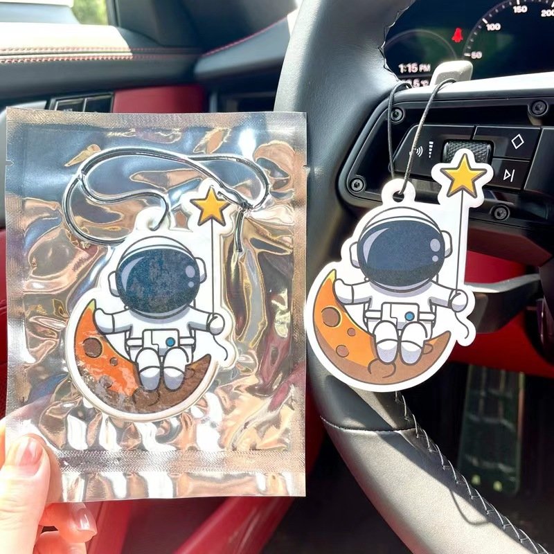 Custom Hanging Air Freshener Fashion Creative Promotional Various Of Shaped Fragrance Paper Car Air Fresheners