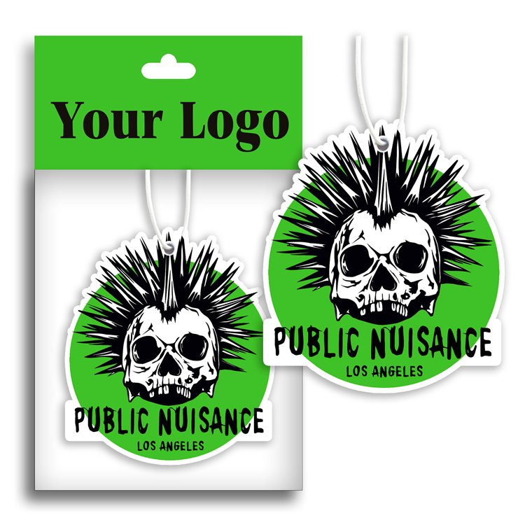 Custom logo printing many scents air freshener for car