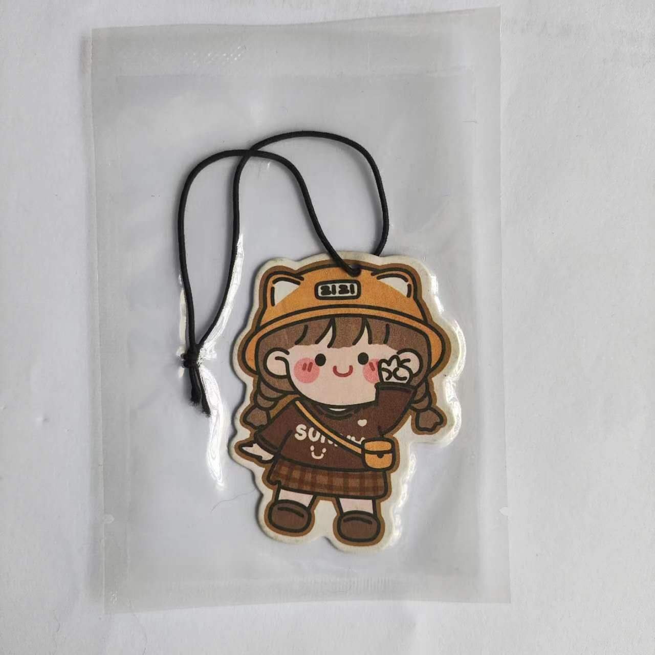 Factory Wholesale Good Smell Rose Car Air Freshener Cool Logo Animal Pattern Design Car Wash Perfume Vent Placement Gift