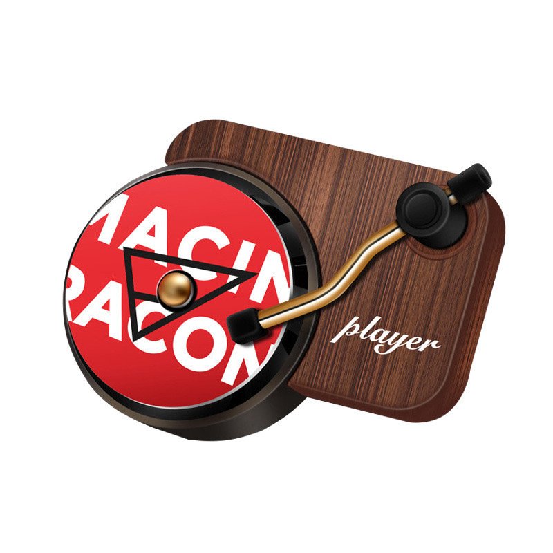 Mini Record Player Essential Oil Diffuser Air Diffuser Mini Record Player Air Freshener Vinyl Record Player Car Freshener