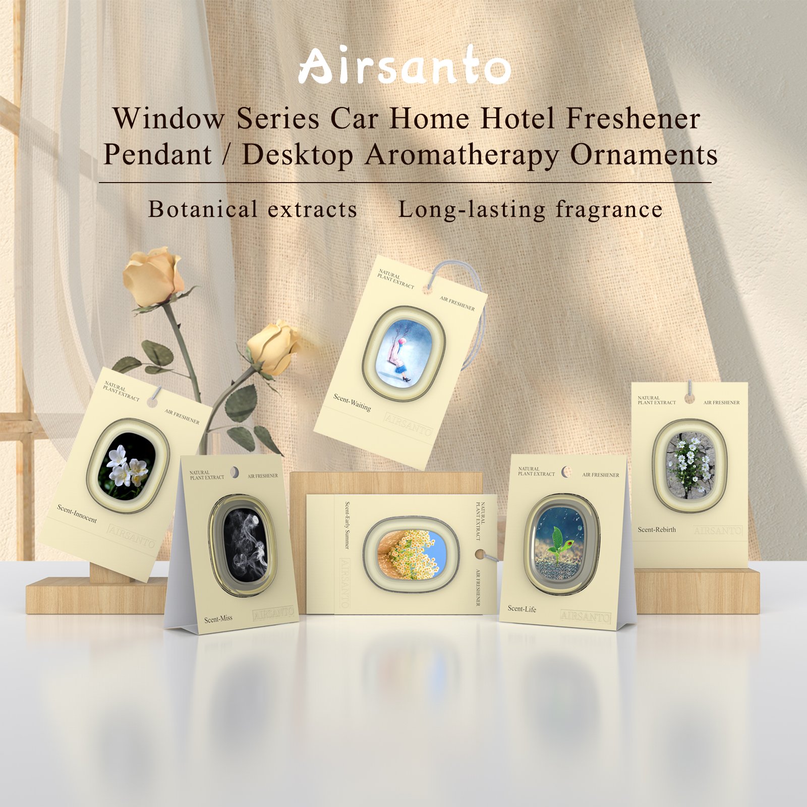 Wholesale Hanging Car Liquid Air Freshener Customize Logo Scent Fragrance Perfume Air Fresheners Luxury Hanging Car Perfume