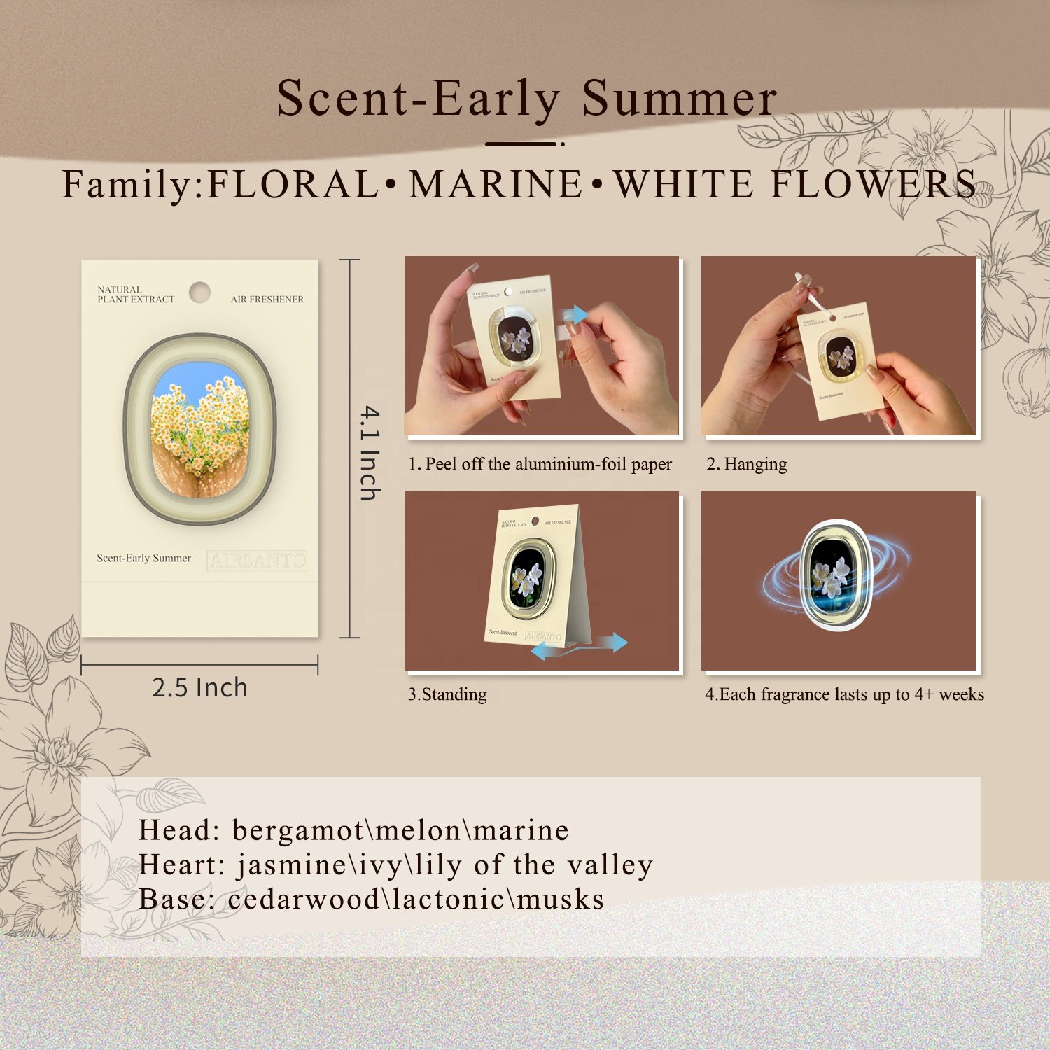 Wholesale Hanging Car Liquid Air Freshener Customize Logo Scent Fragrance Perfume Air Fresheners Luxury Hanging Car Perfume