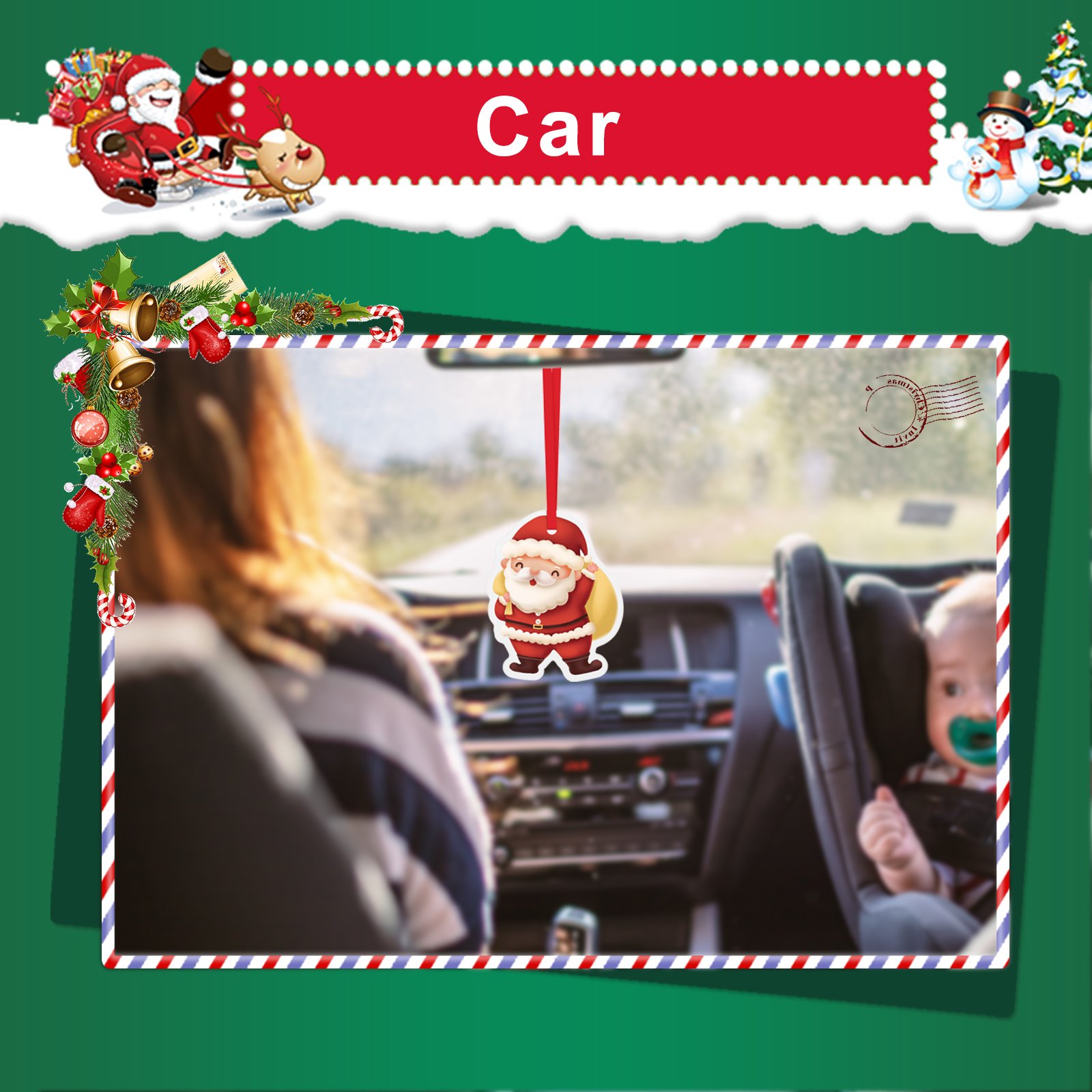 Christmas promotion gift custom scent fragrance wholesale perfume card hanging car air fresheners cheap paper perfume for ad