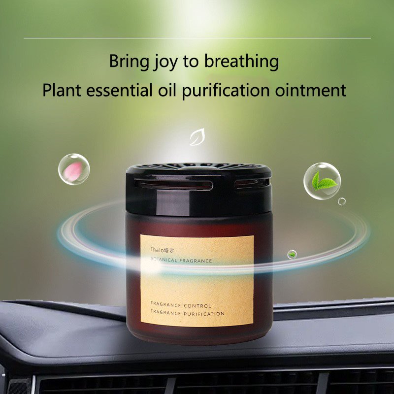 Nordic style aromatherapy car mounted solid ointment with long-lasting fragrance and fresh air diffuser