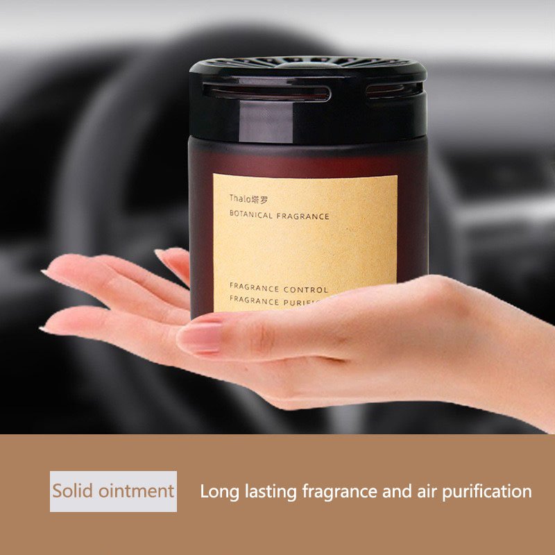 Nordic style aromatherapy car mounted solid ointment with long-lasting fragrance and fresh air diffuser