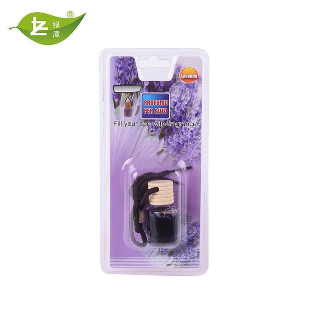 Factory direct car smell Custom logo glass bottle hanging car perfume with air freshener