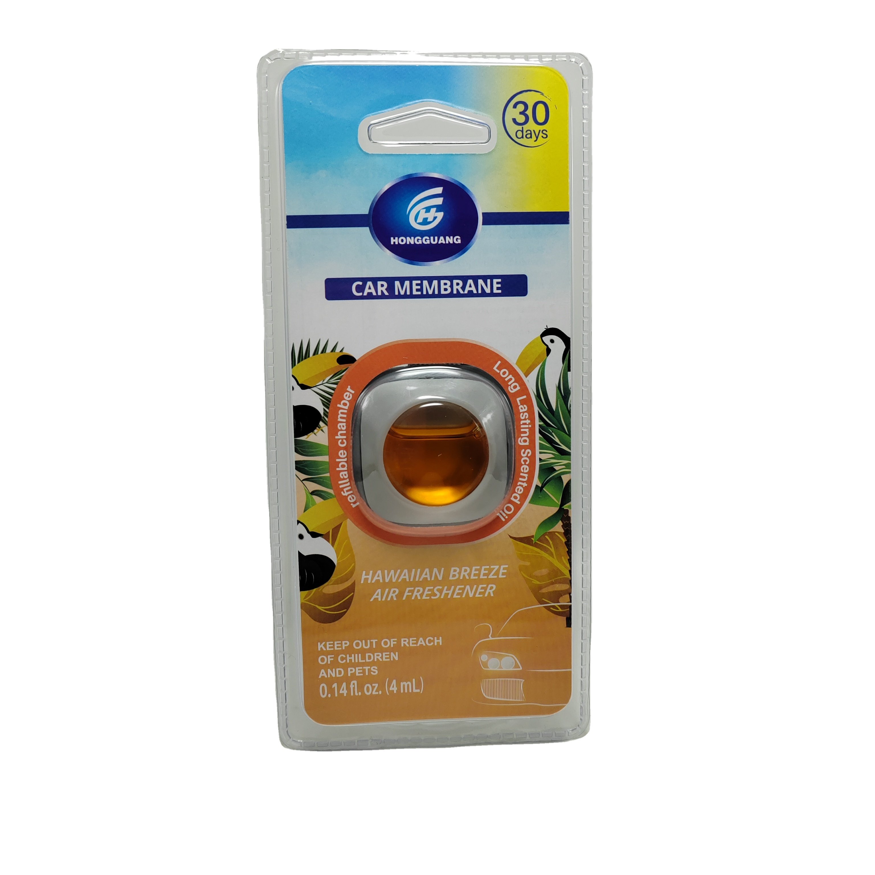 Customizable Modern Membrane Diffuser Car Air Freshener Square Vent with Ocean Rose Scent Aroma Diffuser