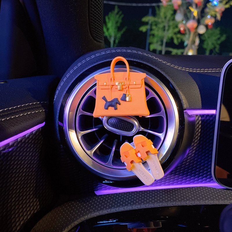 New Arrivals Bucket Bag Car Vent Clip Air Freshener For Air Conditioner Pony Model Car Aromatherapy Diffuser