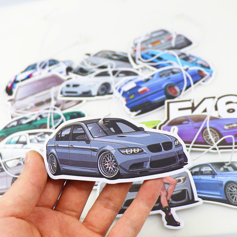Strong Scent Customized Logo Paper Car Air Fragrance Air Freshener Luxury Car Air Freshener Custom Logo And Design