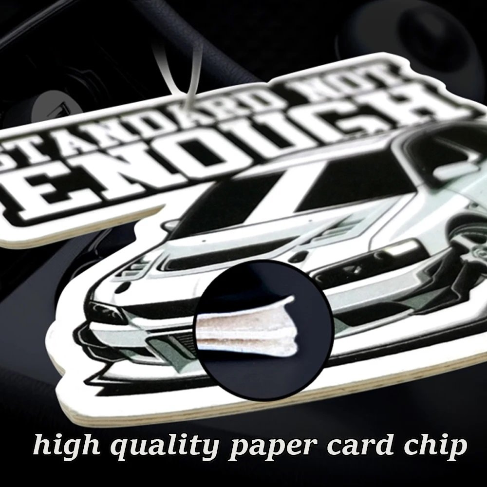 Strong Scent Customized Logo Paper Car Air Fragrance Air Freshener Luxury Car Air Freshener Custom Logo And Design