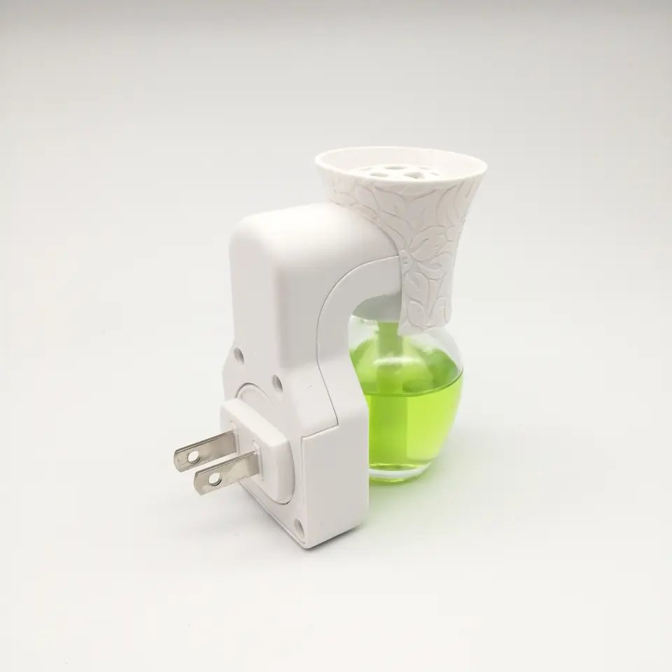 Flat pin or Round pin rotatable Customized Home Fragrance Scented Essential Oil Refill Plug in Electric Air Freshener