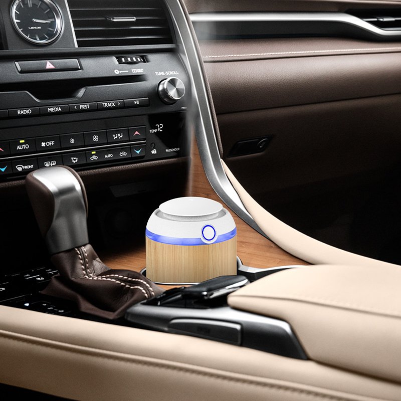 SCENTCARES Long Lasting Car Fresheners No Leakage,Mini Portable Mute Rechargeable Car Diffuser,Smart Car Air Fresheners