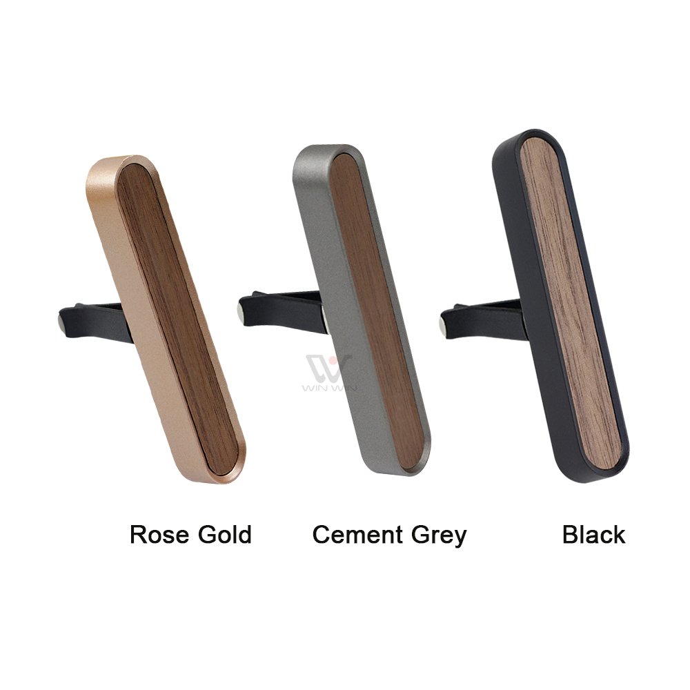 Luxury Perfume Air Vent Clip Wooden Car Diffuser Bottle Aromatherapy Freshener Sublimation Car Ornaments Wood Diffuser