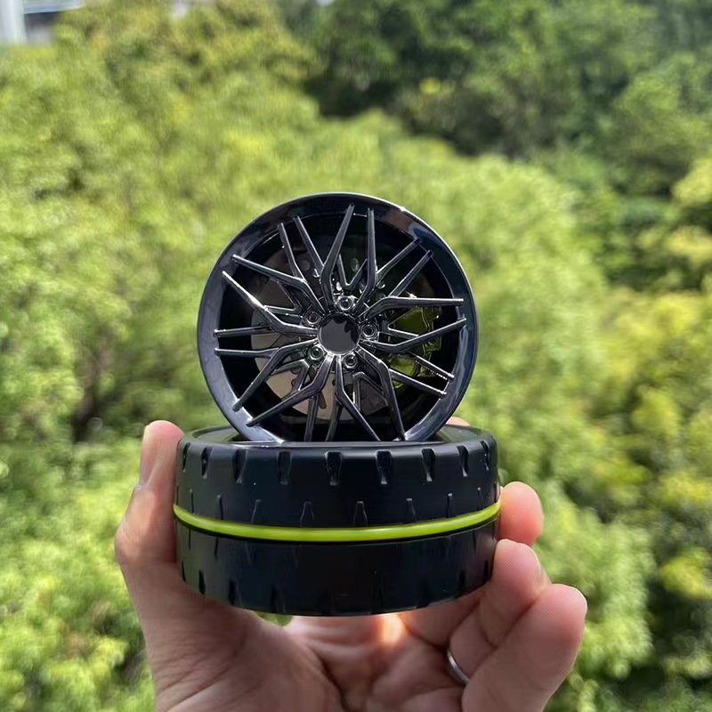 Bulk Car Accessories Tyre Ornament Rotate Solar Car Air Freshener