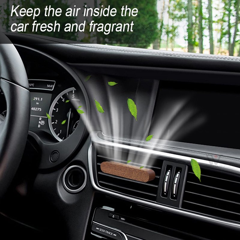 Car Air Vent Freshener Air Conditioner Clip Diffuser Solid Perfume Fragrance For Auto Interio Natural Air Outlet Aroma