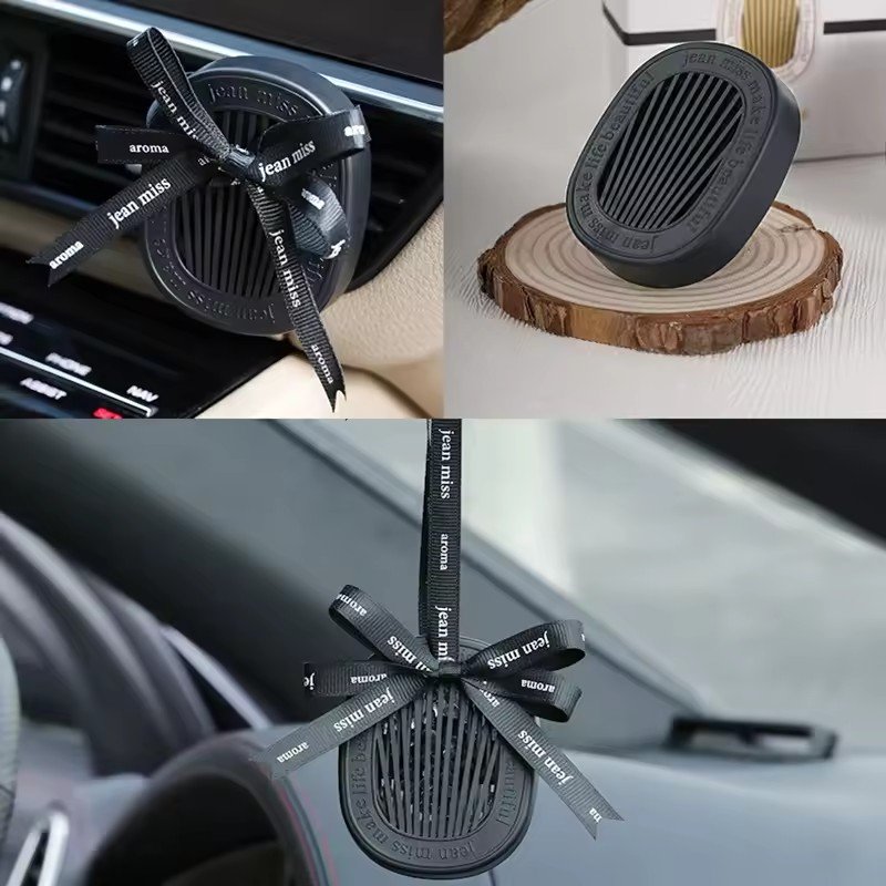 Luxury black vehicle air freshener car interior accessories diffuser car scent vent clip fragrance