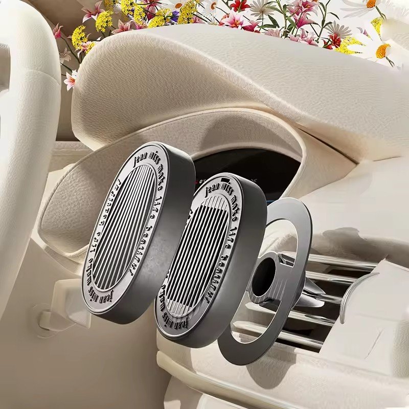 Luxury black vehicle air freshener car interior accessories diffuser car scent vent clip fragrance