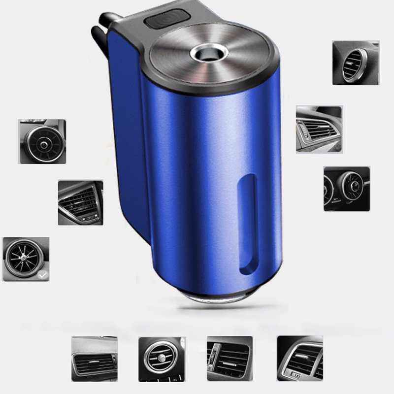 Car Air Freshener Diffuser Smart Car Diffuser With Three Essential Oils Adjustable Modes Intelligent Car Aroma Device