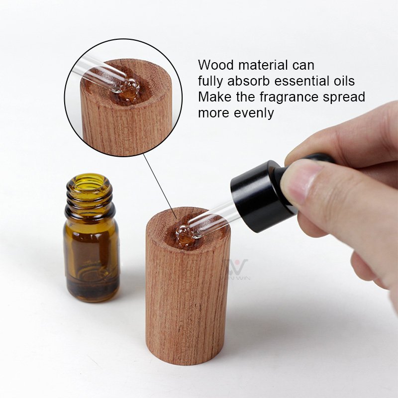 Promotion Eco-friendly Wood Air Fresheners Wholesale Odor Eliminator Car Freshener Wood Block Oil Air Freshener for Toilet