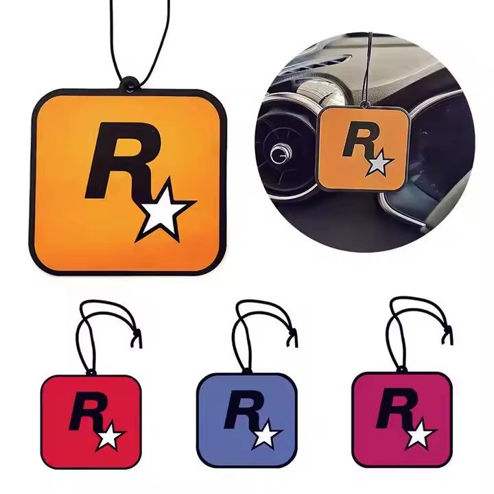 RTS HOT Trend Car Fragrance Star Long lasting Aromatherapy Fragrance Piece Pendant Deodorization Car interior Accessories