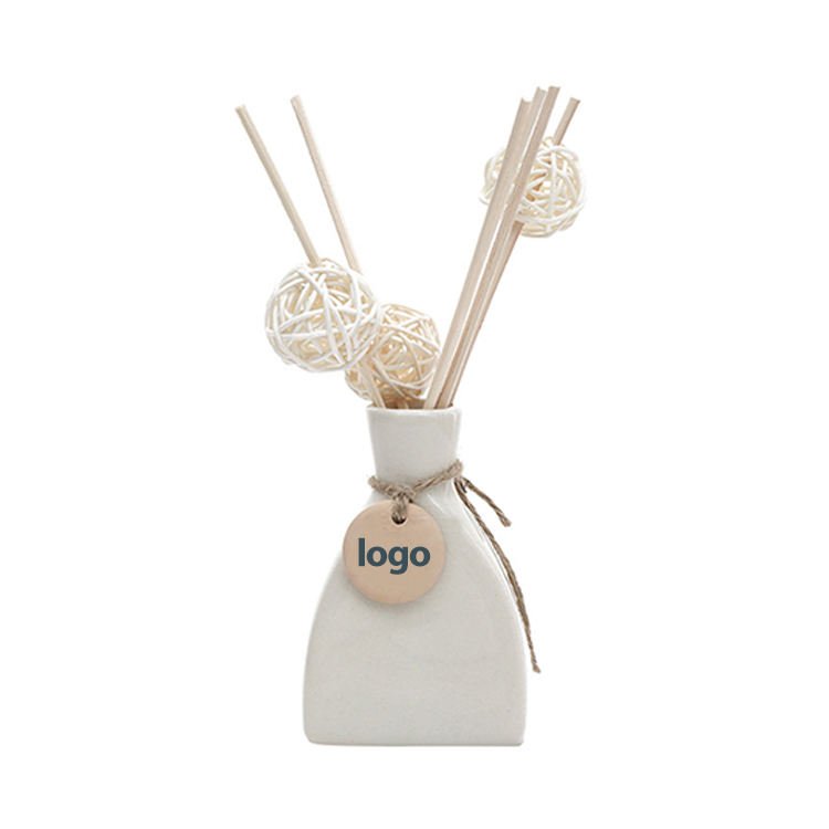 2024 Hot Sale Custom Ceramic Reed Diffuser Bottle Packaging Home Fragrance for Body Relax