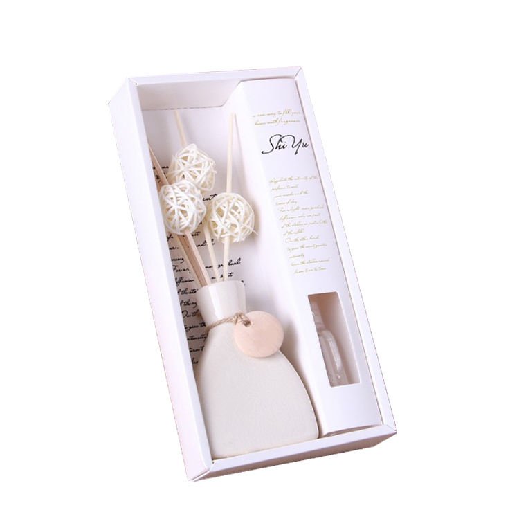 2024 Hot Sale Custom Ceramic Reed Diffuser Bottle Packaging Home Fragrance for Body Relax