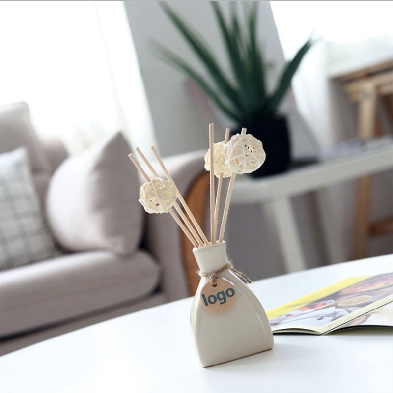 2024 Hot Sale Custom Ceramic Reed Diffuser Bottle Packaging Home Fragrance for Body Relax
