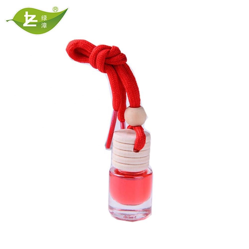 Manufacturer low price latest Popular Glass Bottle car Perfume liquid Car Air Freshener with hanger